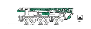 Vorschaubild 4 einer Mietmaschine vom Typ mobilný žeriav 150 ton | Liebherr LTM 1150 5.3