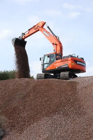 Image of a rental machine of type 23 Tons Crawler Excavator | Doosan DX-235LC-5